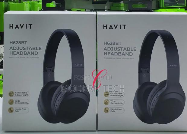 Havit H628bt Adjustable Headband Wireless Foldable Headphones - main view