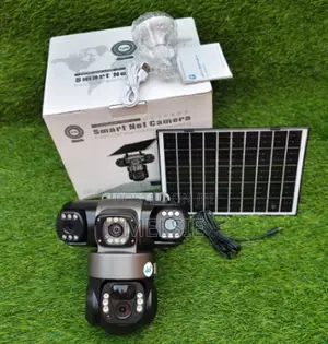 Triple Lens 4g Solar PTZ Camera Rechargeable Battery for 24/7