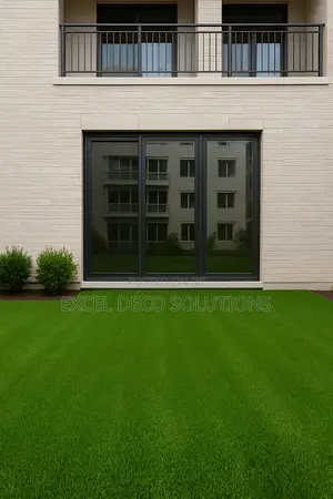 Drainage-Ready Weatherproof Grass Carpet