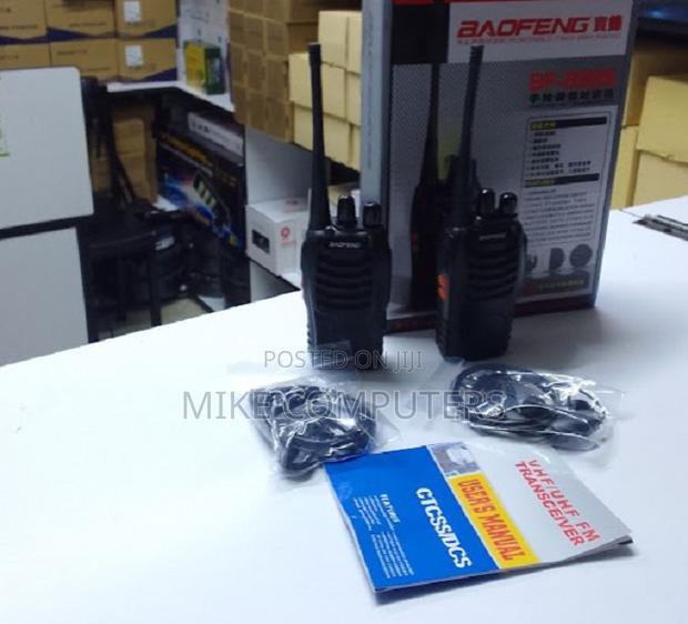 Walkie Talkie With Antenna Earpiece Mic Rechargeable