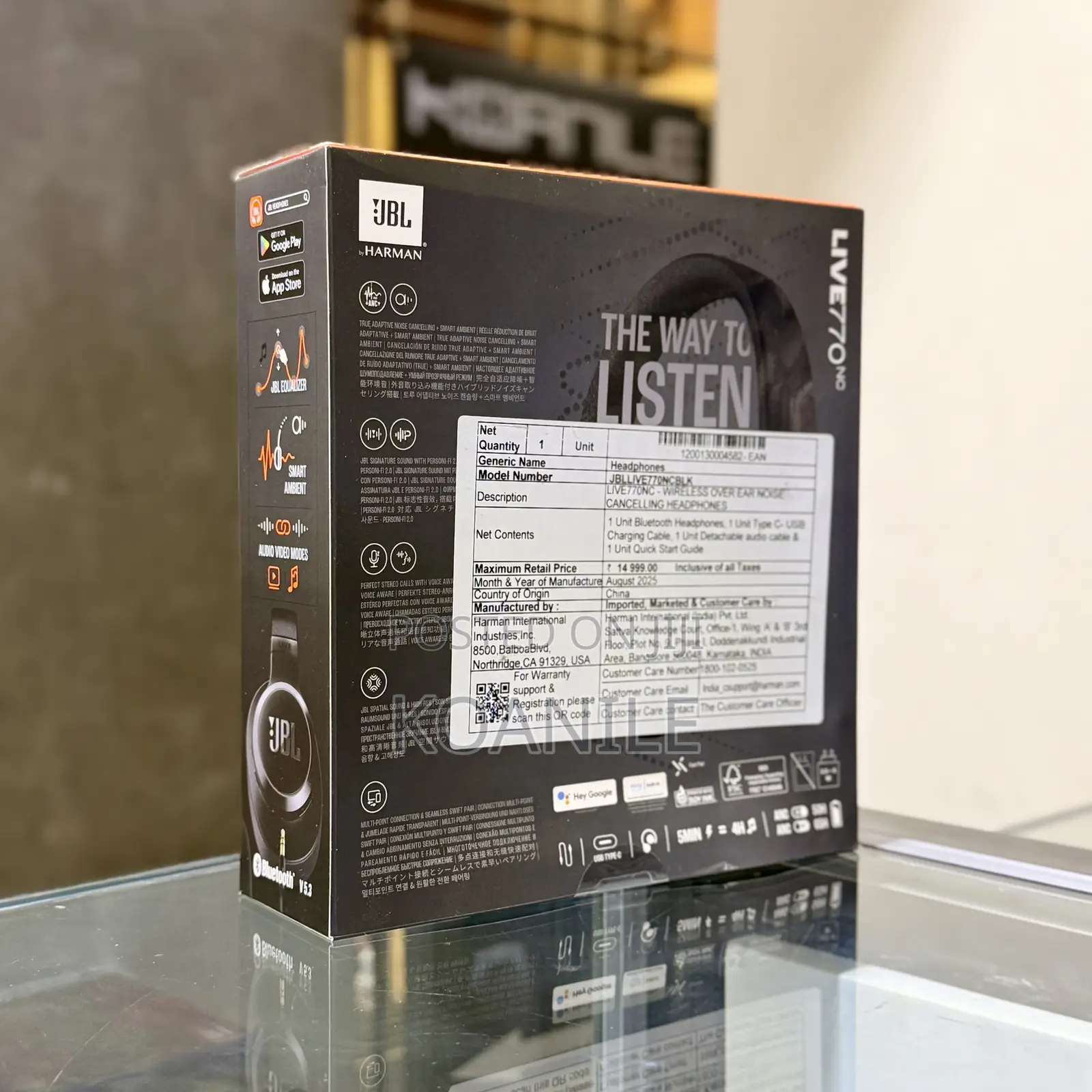 JBL Live 770nc!! JBL Live 770nc Wireless Headphones!!