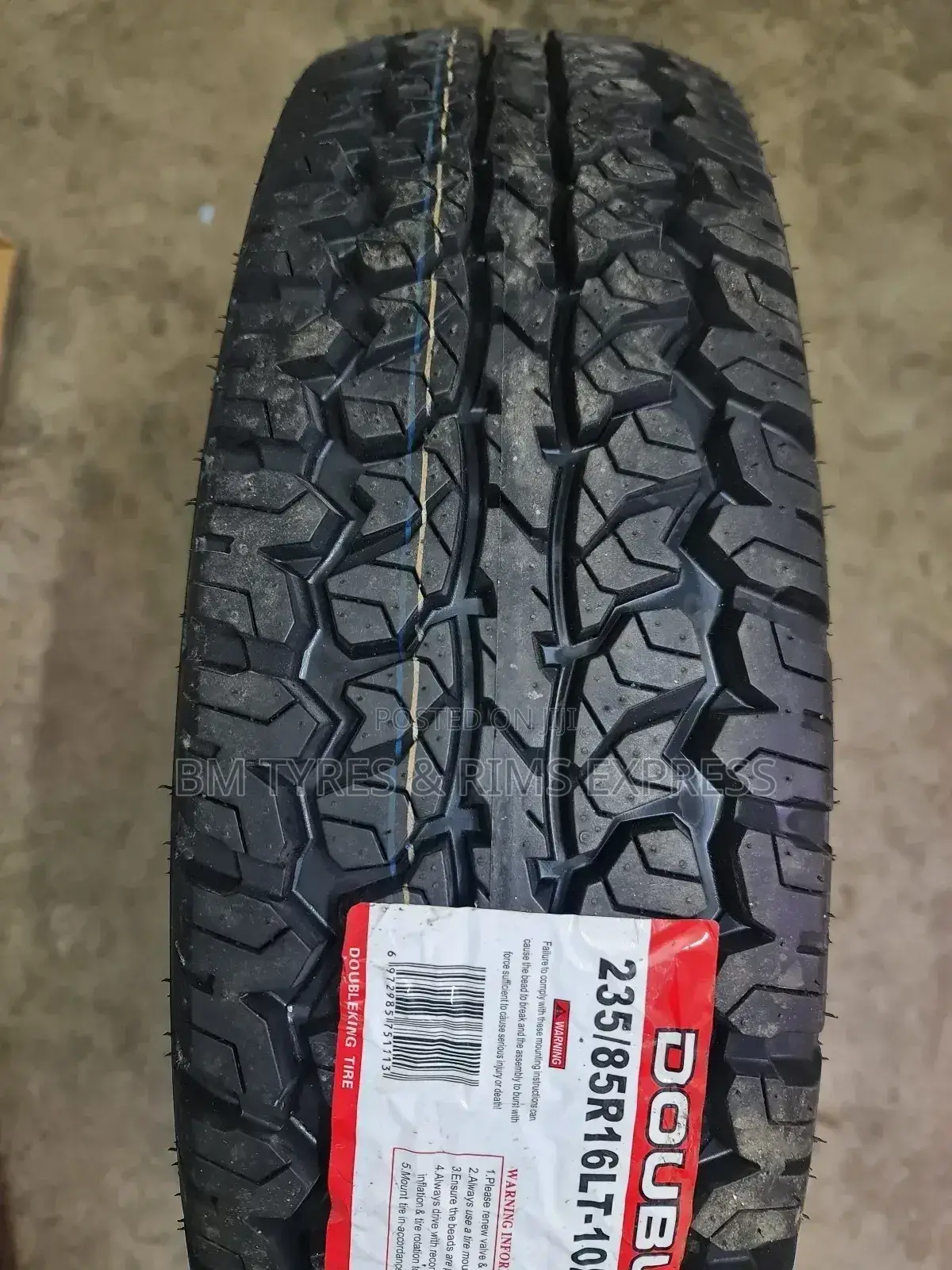 235 /85 R16 Doubleking Tyres (All Terrrain) Commercial.