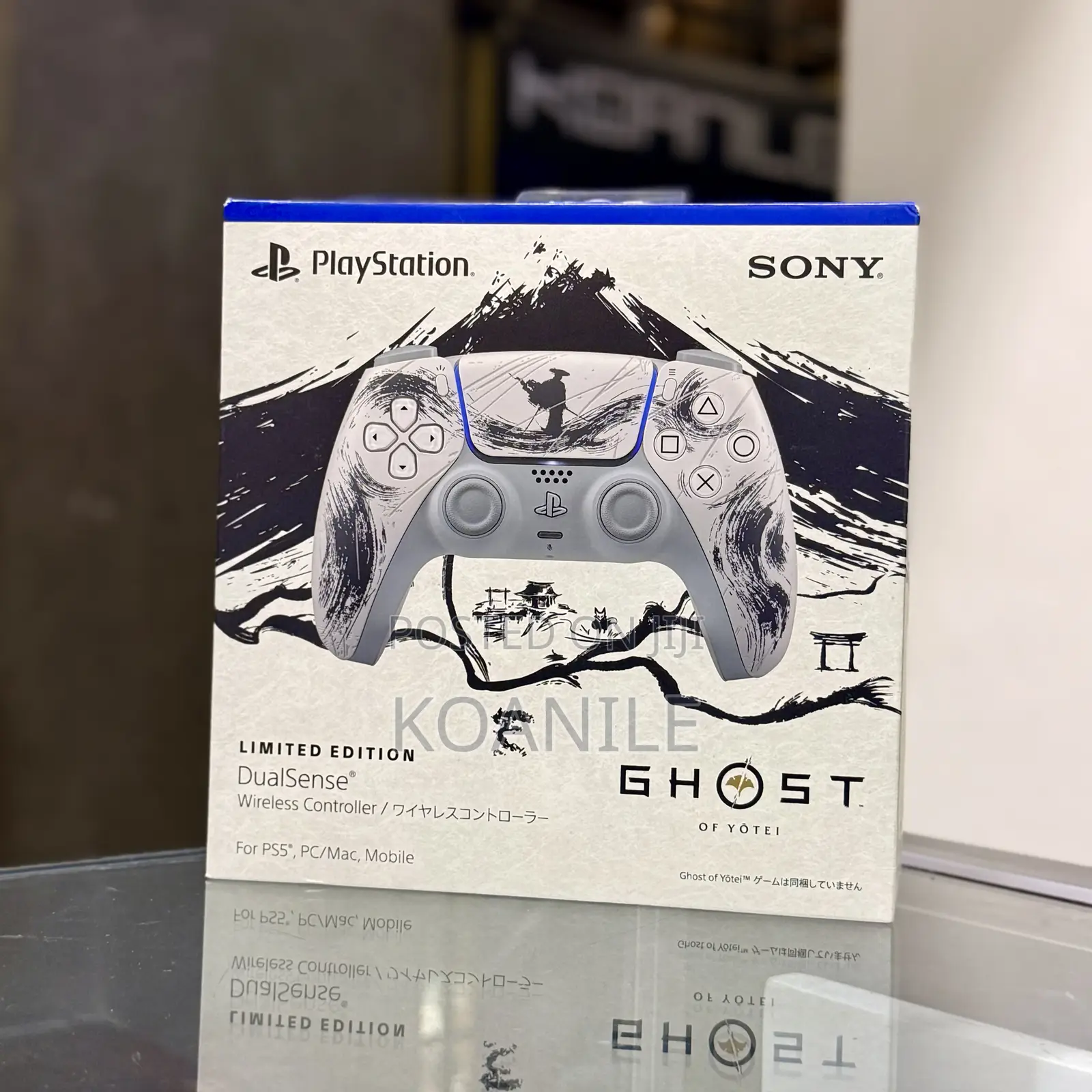 Ps5 Dualsense Controller - Ghost Of Yotei Black Limited Edition