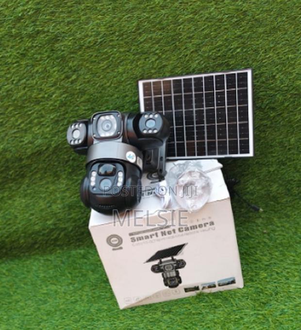 Intelligence 4g 6mp Triple Lens (Three Screen Solar Powered PTZ Camera - main view