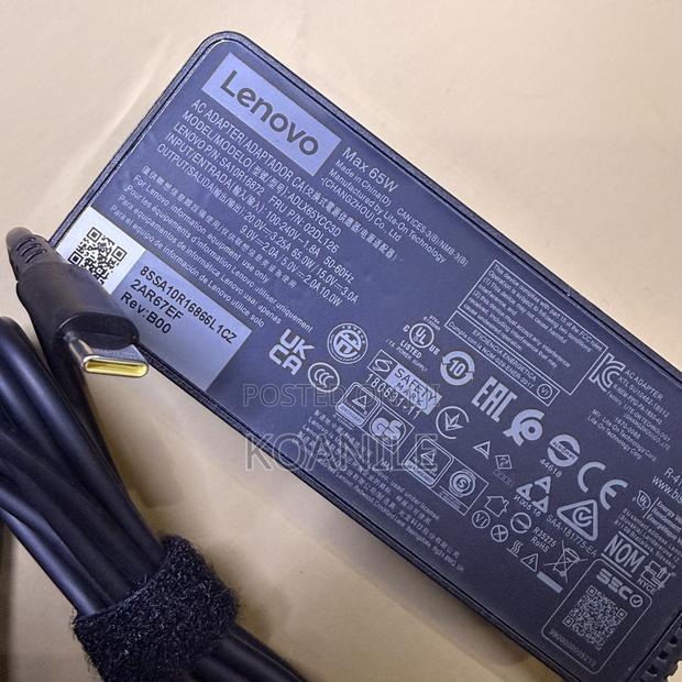 Lenovo Type C Charger 65w!! Lenovo Usb C Charger!! - thumbnail 3