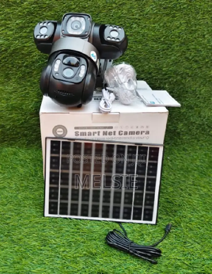 Smart Triple-Lens 4g Solar-Powered PTZ Security Camera