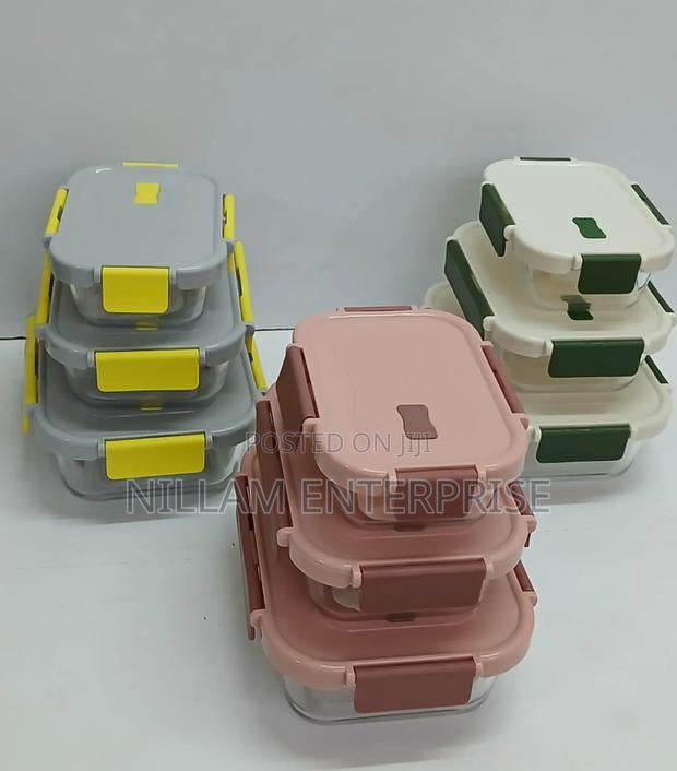 Glass Snack Box With Lunch Bag*