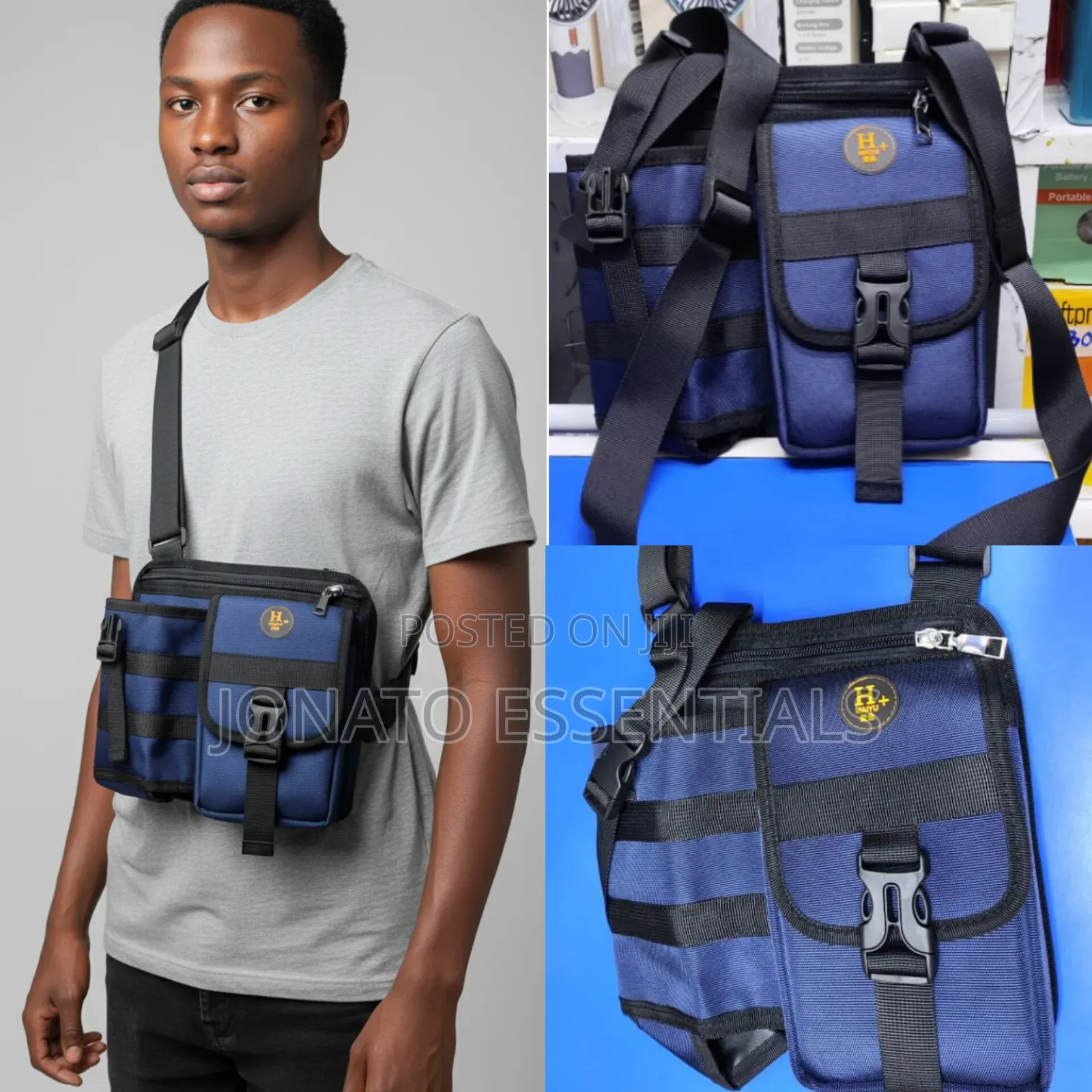 Water Bottle Holder Carrier Bag With Adjustable Strap