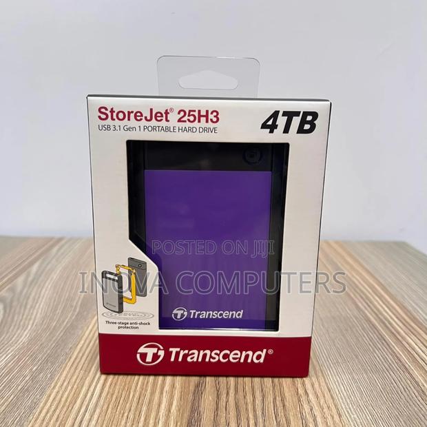 Transcend External Hdd 4tb - Purple - Ts4tsj25h3p - main view