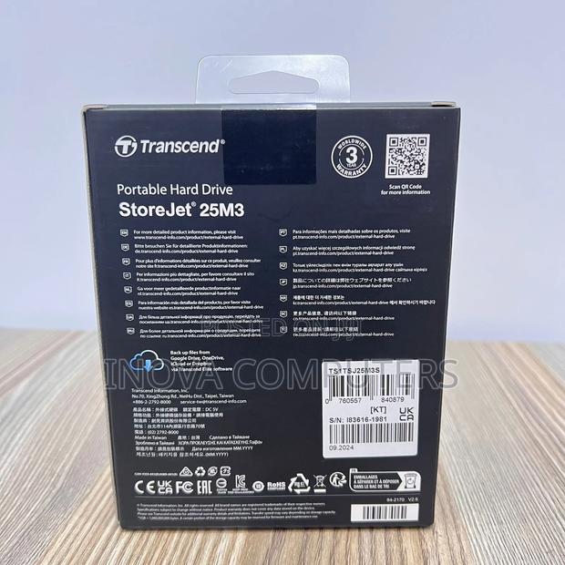 Transcend External Hdd 1tb - Iron Grey - Ts1tsj25m3s - thumbnail 2
