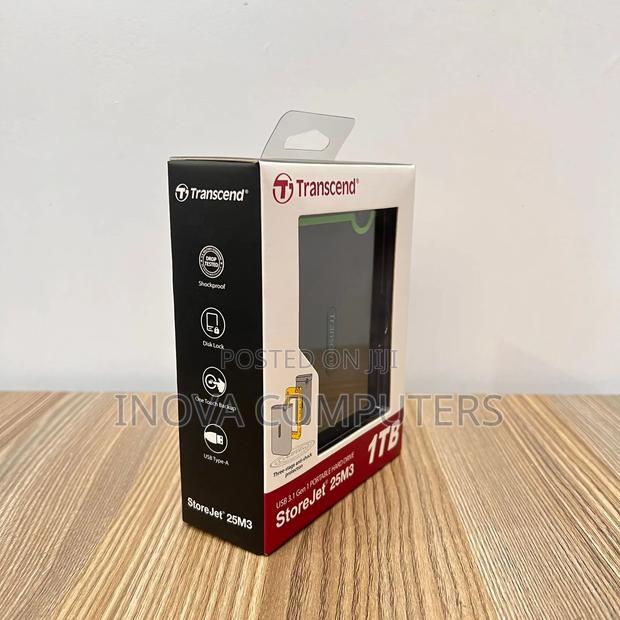 Transcend External Hdd 1tb - Iron Grey - Ts1tsj25m3s - thumbnail 3