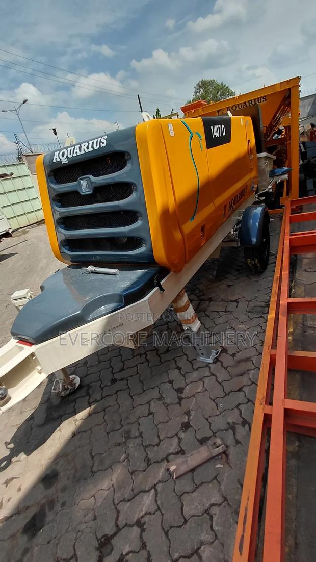 Aquarius 1407d Diesel Concrete Pump With 100m Delivery Pipe. - thumbnail 5