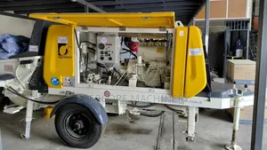 Diesel Concrete Pump With 100m Delivery Pipe.