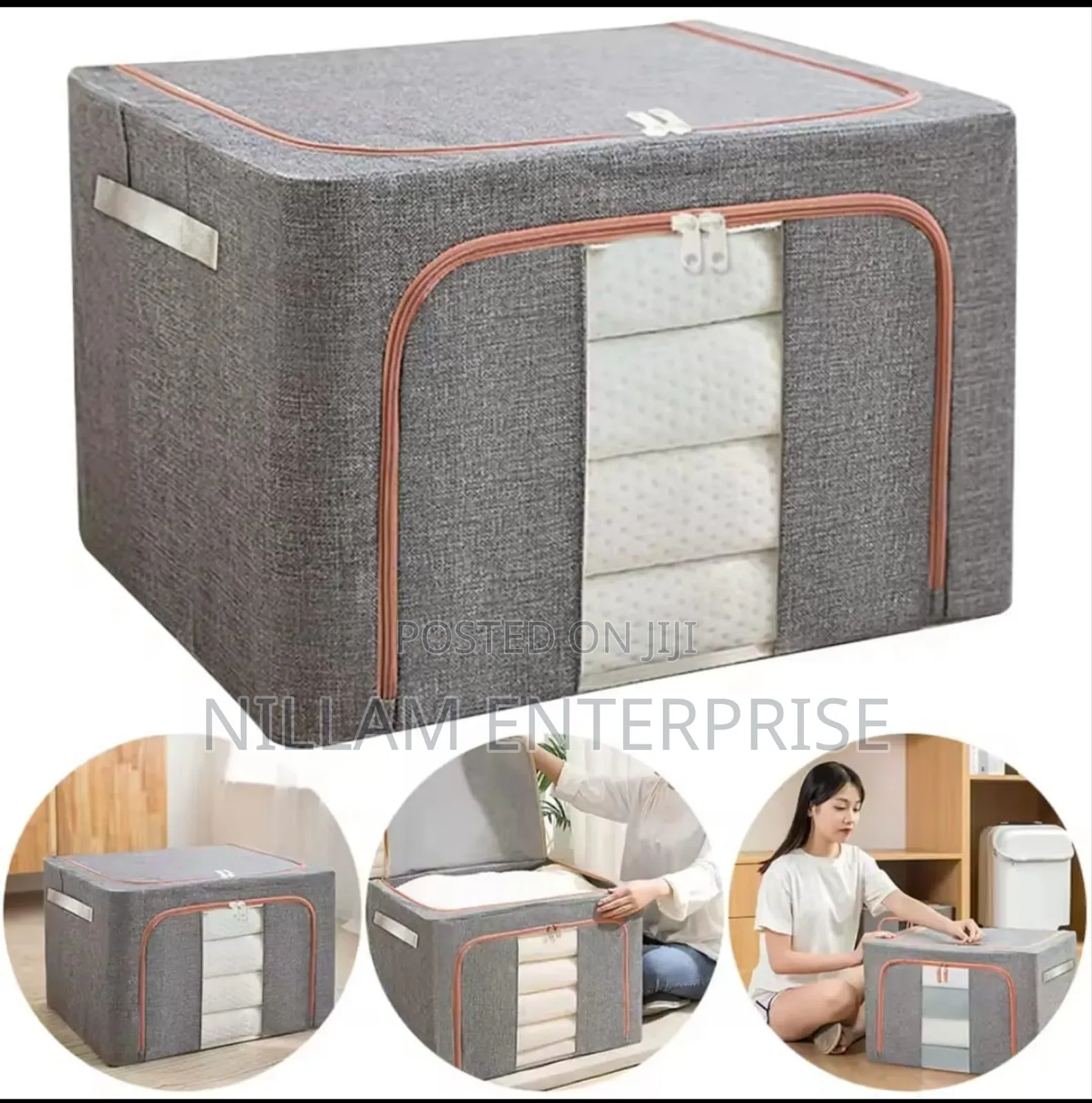 100l Zipped Storage Box/ Wardrobe Organiser*