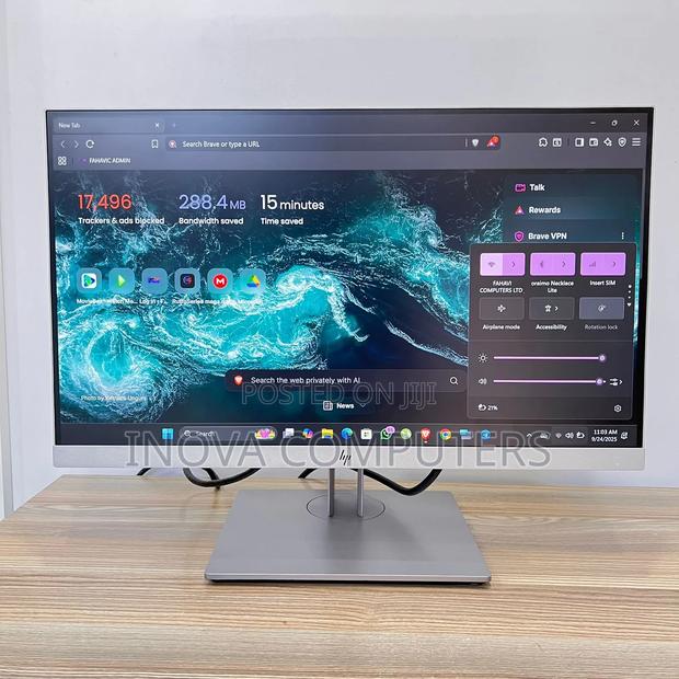 Hp E223 22 Inch Frameless Monitor