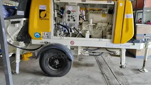 Heavy Commercial Concrete Pump Diesel Powered With 100m Delivery Pipe