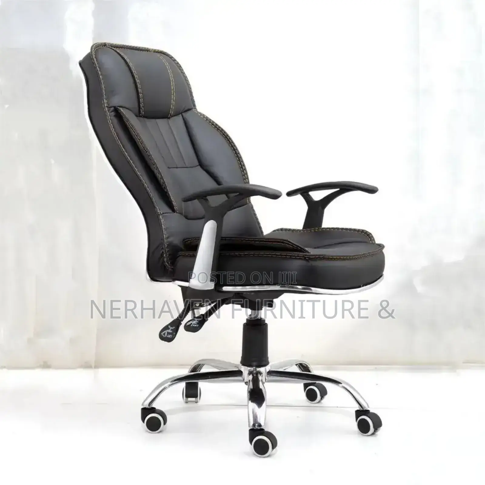 Ergonomic Leather Office Chair – Comfort For Long Hours