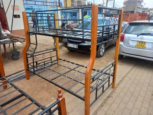 3 Ft X 6 and 3.5 X 6 Hardwood Metal Frame Bunk Beds