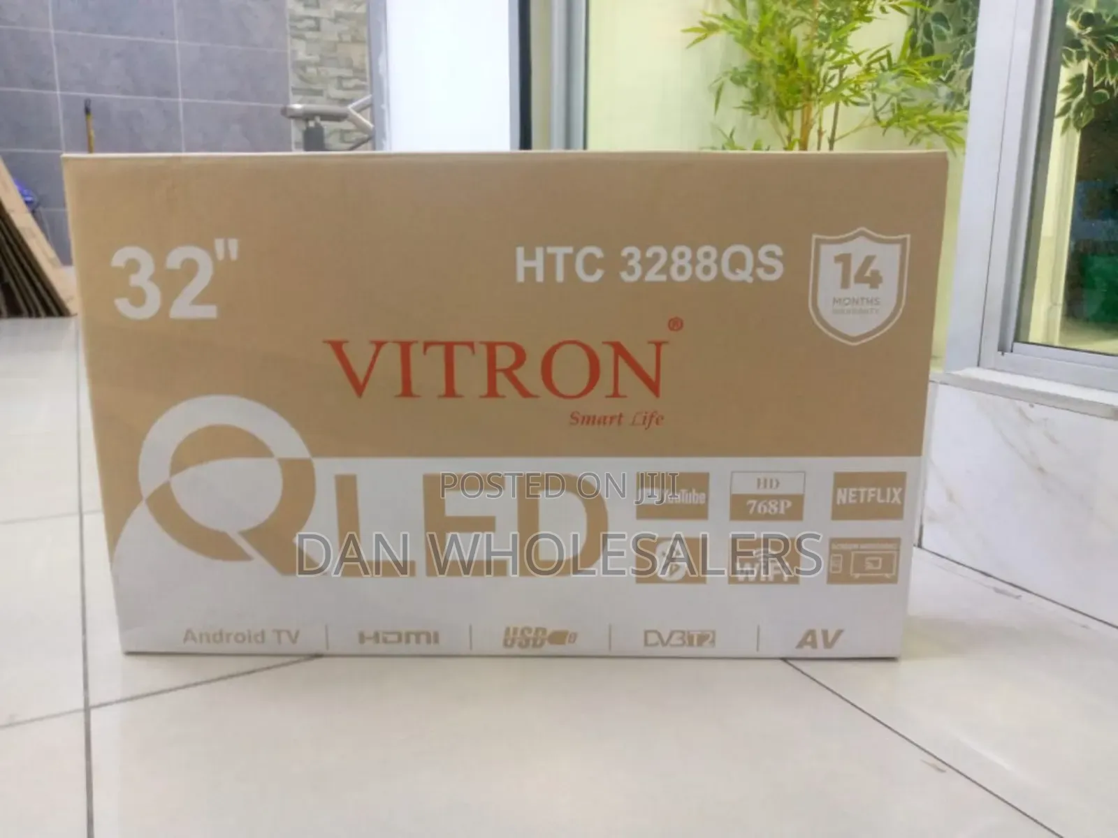 Affordable Vitron 32" Qled Netflix Tv