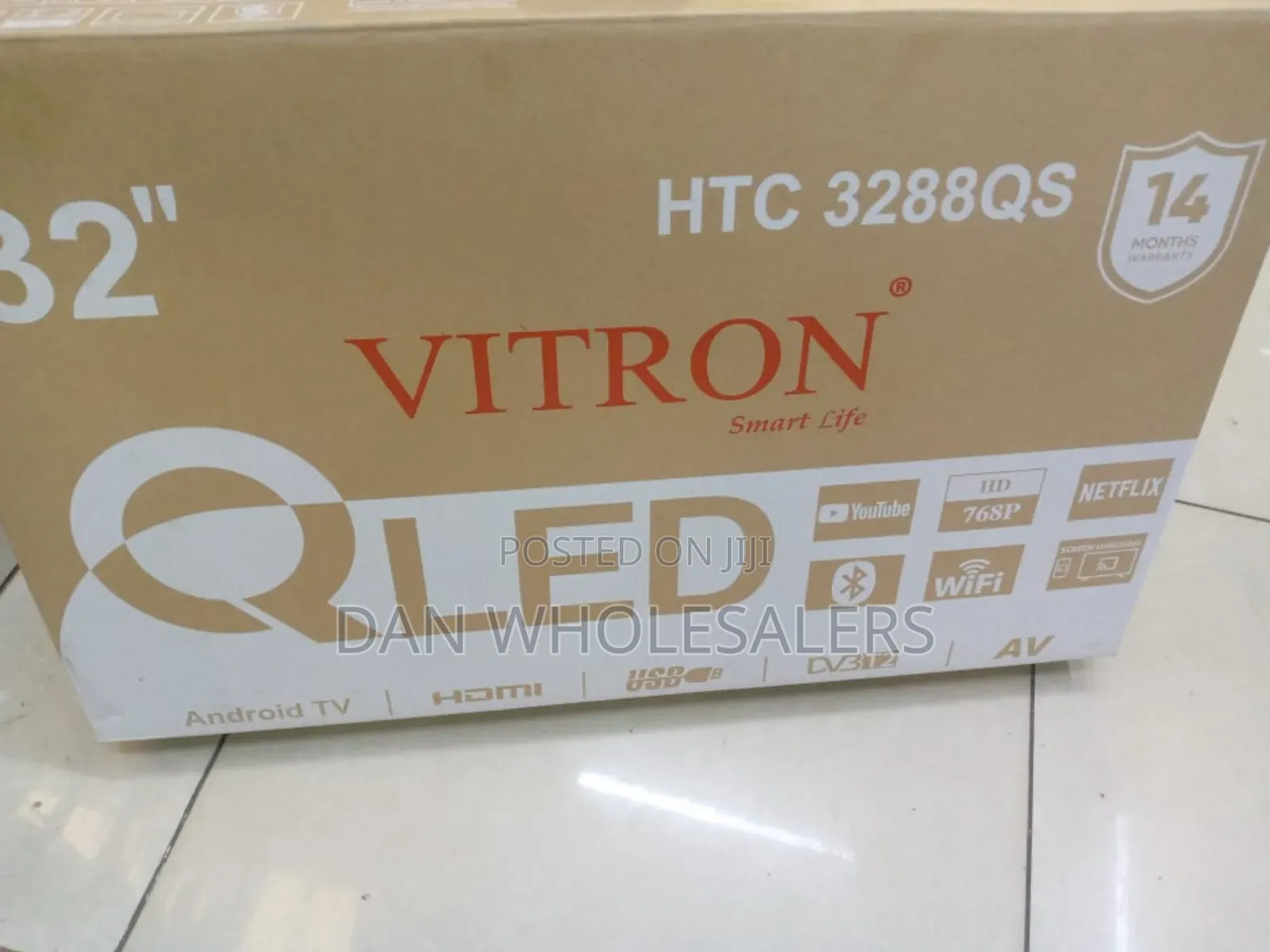 HTC Vitron 32" Streaming Qled Smart Tv