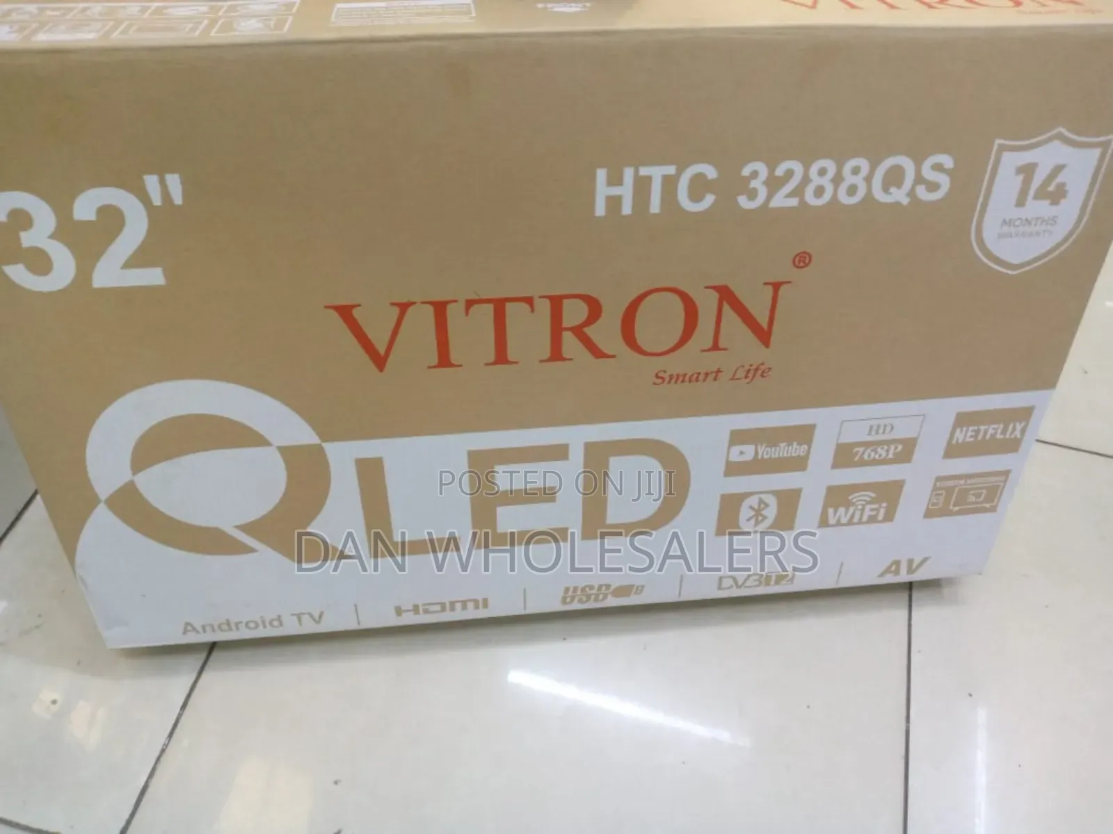 HTC Vitron 32" Streaming Qled Smart Tv