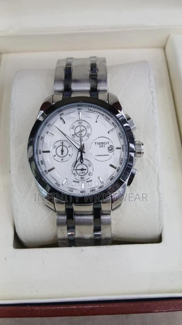 Tissot Chronograph Stainless Steel Men’S Watch - main view
