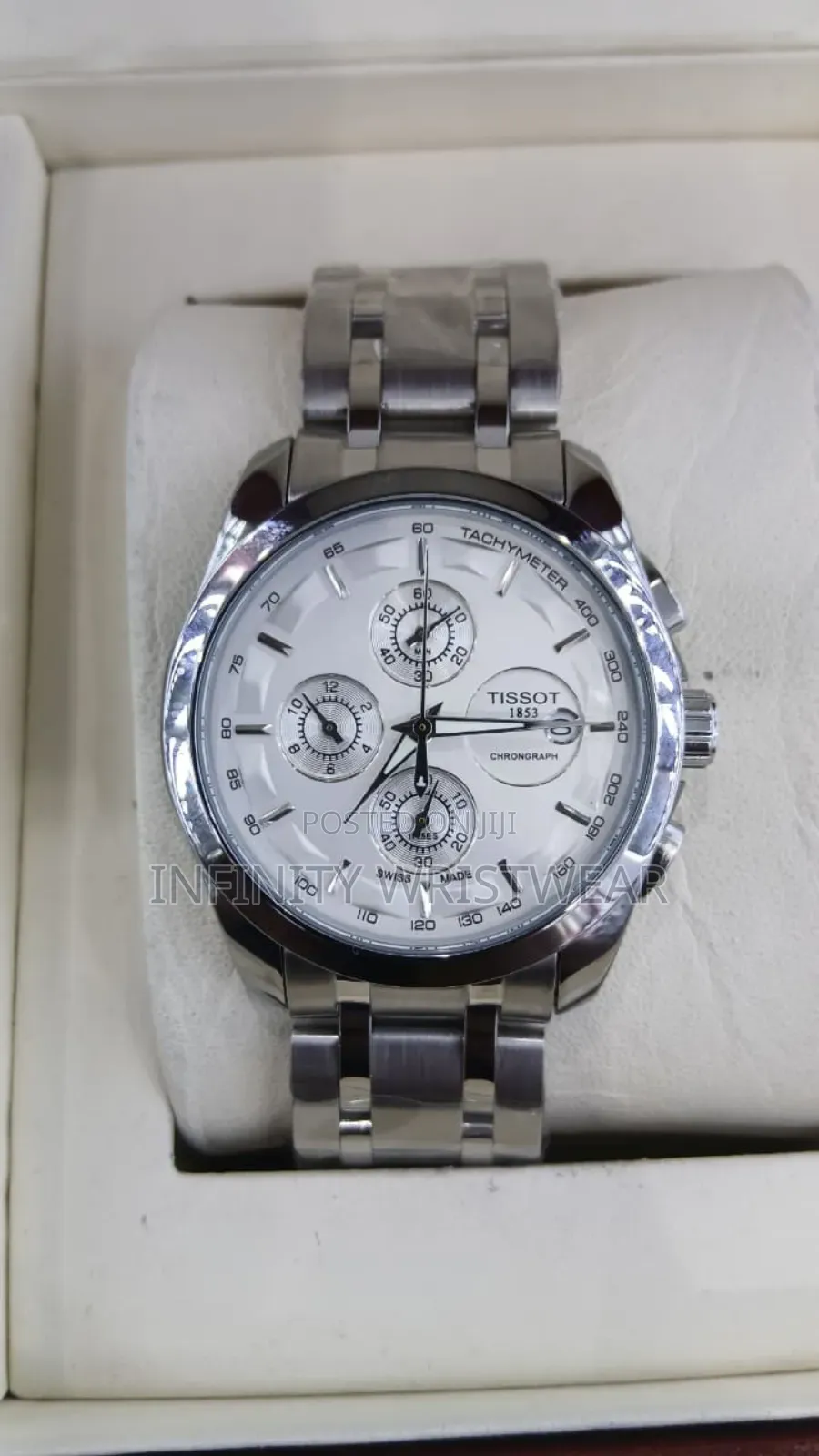 Tissot Chronograph Stainless Steel Men’S Watch