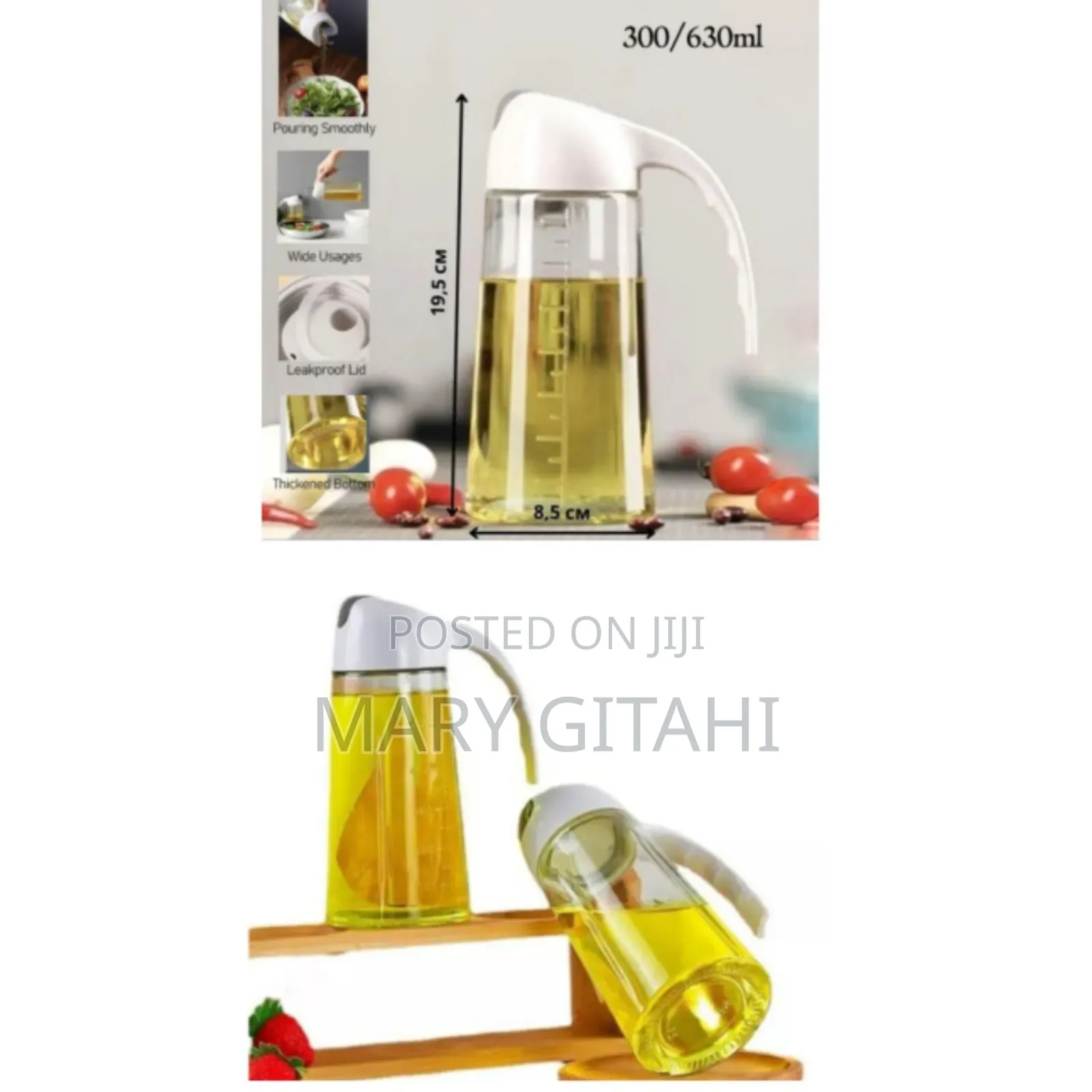 New Auto Open Oil Bottle/Dispenser 500mls*