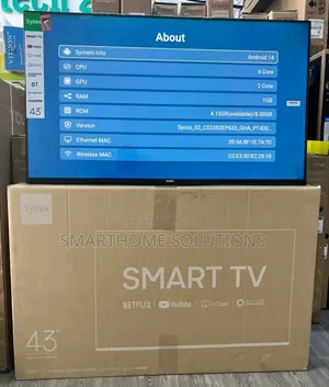 Synix 43" Smart Tv