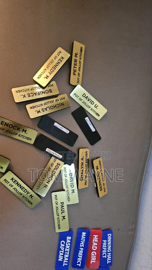 Name Tags Customized With Your Logo - main view