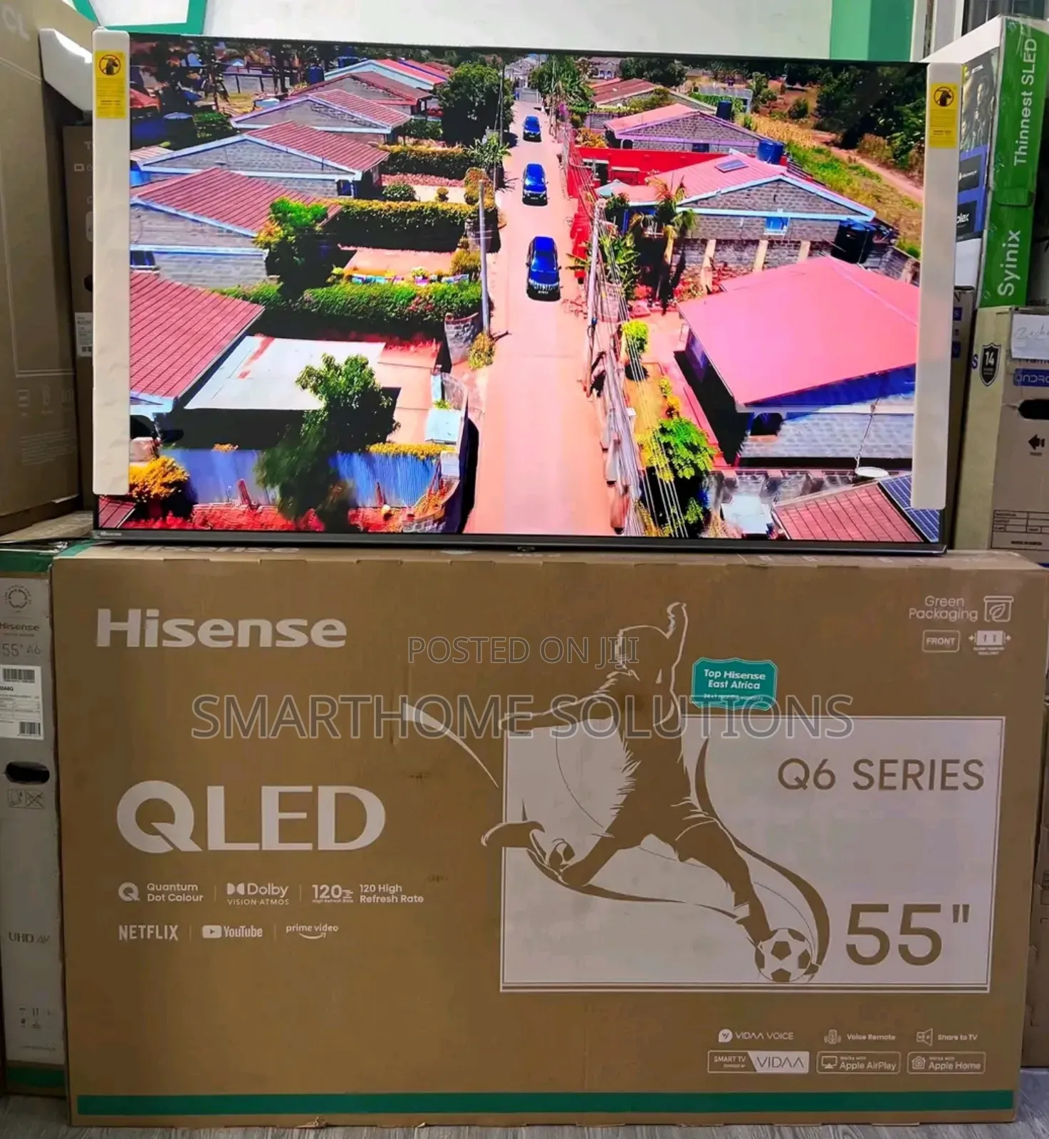 New In Hisense 55" Smart Qled Q6 Series