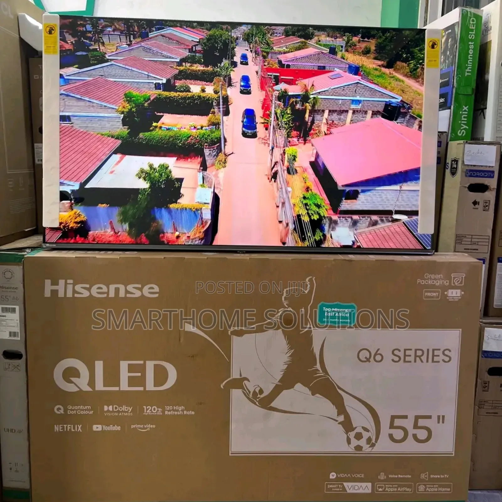 New In Hisense 55" Smart Qled Q6 Series