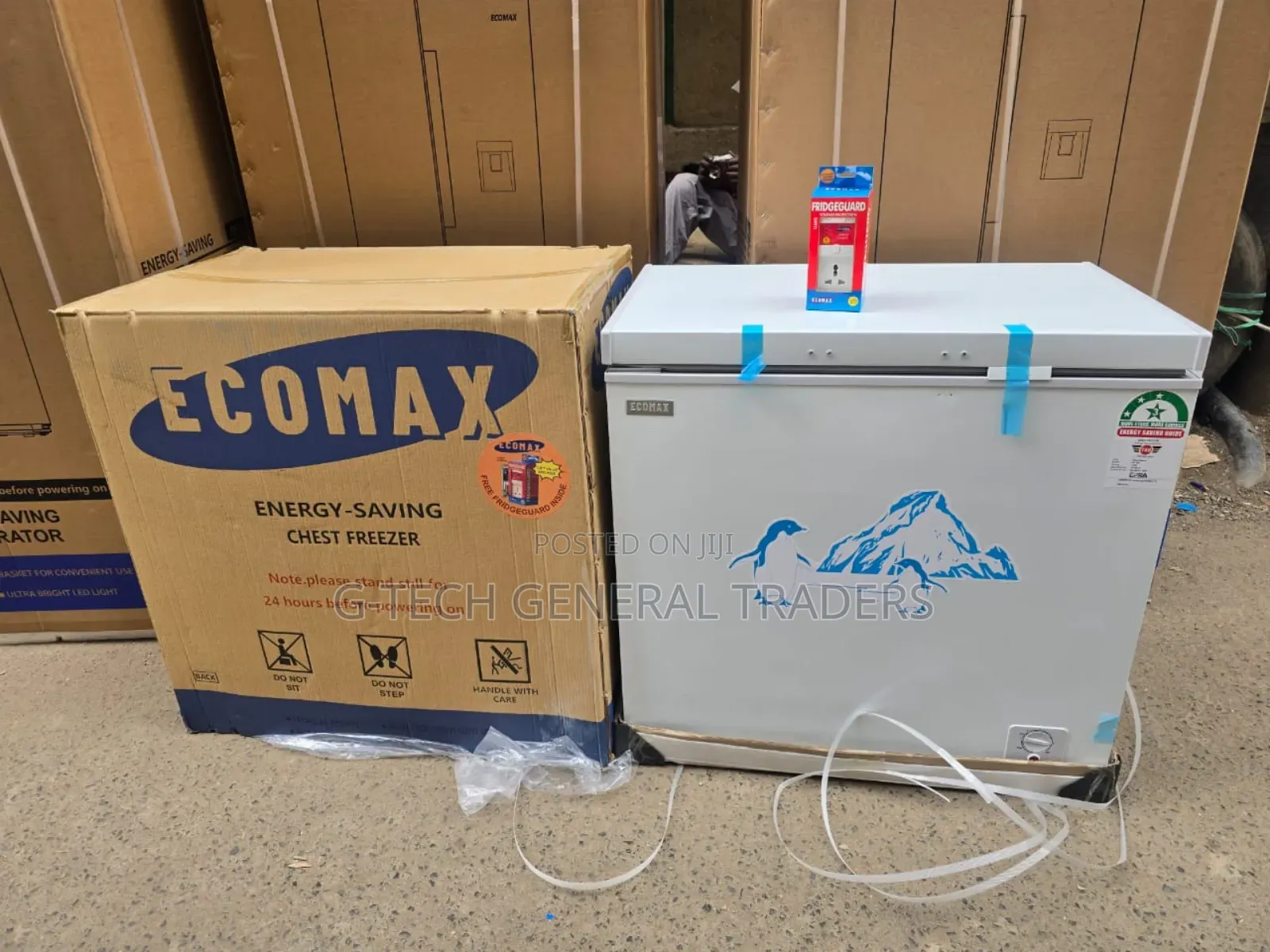 Ecomax 169l Energy Saver Chest Freezer With A Free Power Guard