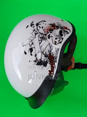 Retro White Half Multipurpose Helmet