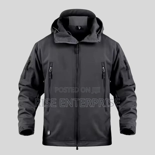 Tactical Softshell Waterproof Jackets-Black