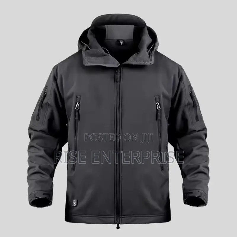 Tactical Softshell Waterproof Jackets-Black