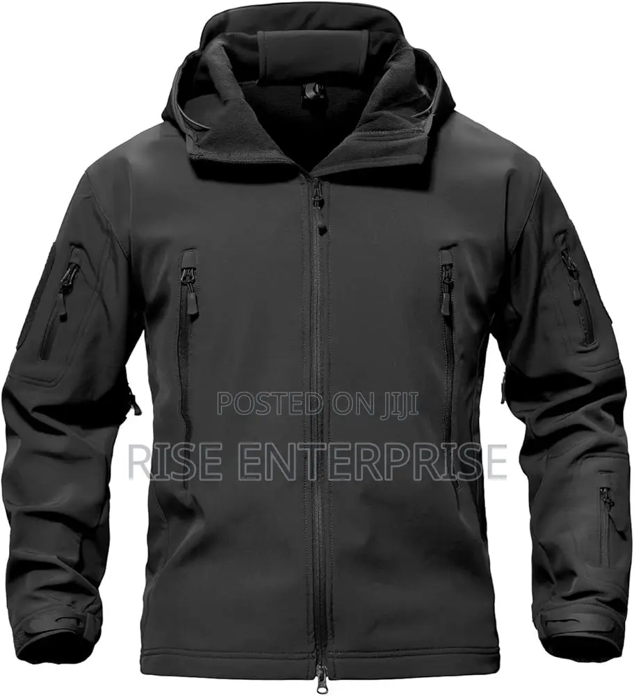Tactical Softshell Waterproof Jackets-Black
