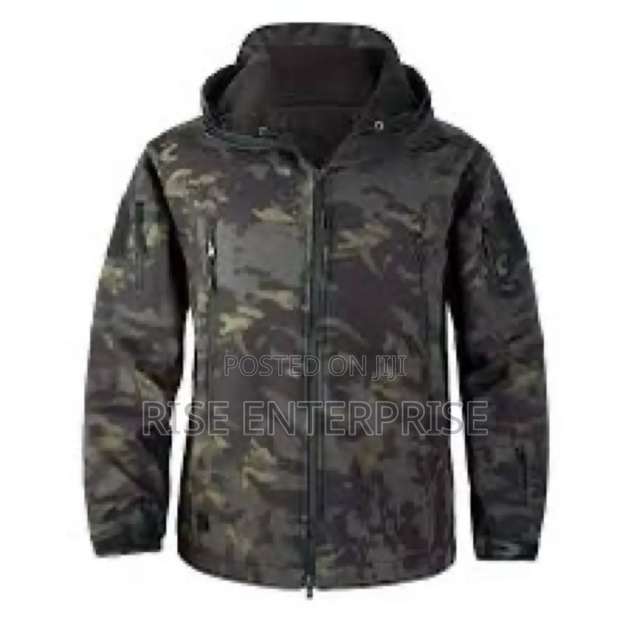 Tactical Softshell Waterproof Jacket -Multicam Black