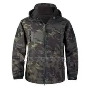 Tactical Softshell Waterproof Jacket -Multicam Black