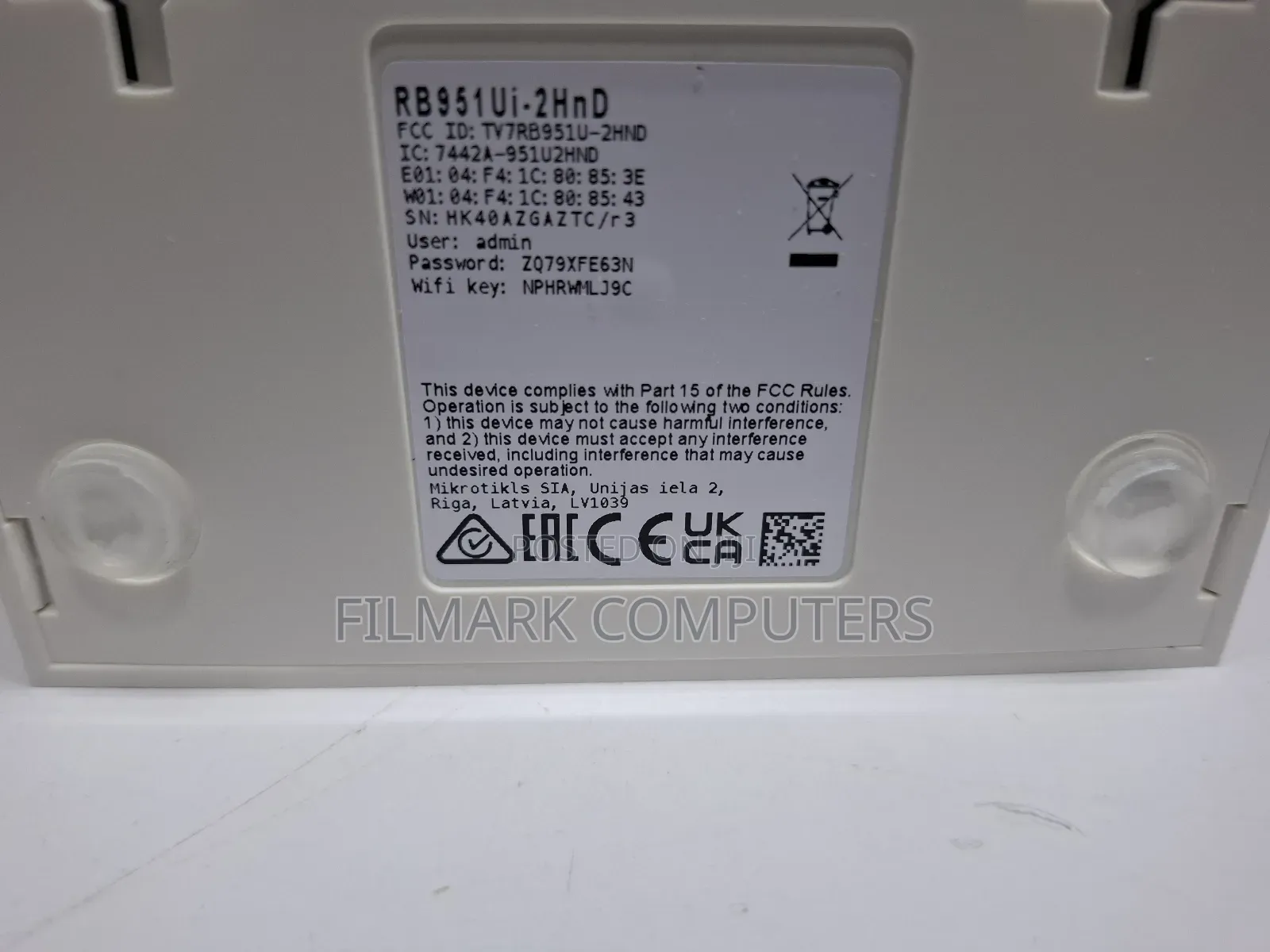 Mikrotik Rb951ui-2hnd Wireless Router