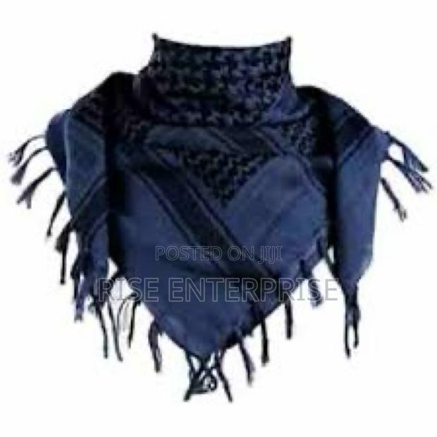 Arafat Scarf- Navy Blue and Black - thumbnail 2