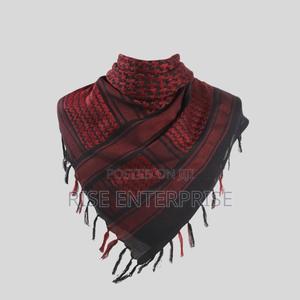 Arafat Scarf- Red and Black - main view
