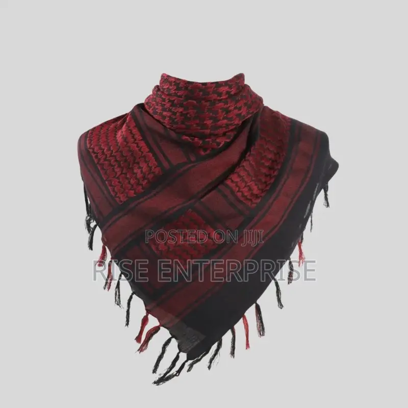 Arafat Scarf- Red and Black