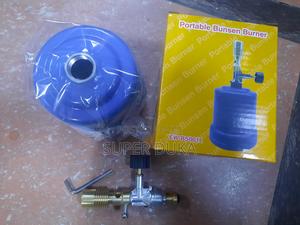 Portable Bunsen Burner.Laboratory Flame