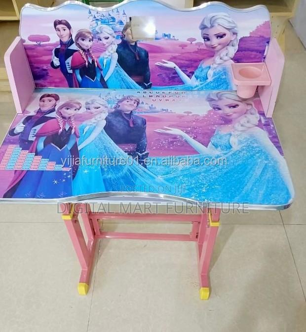 Kids Desk and Chair: Blue School Desk and Chair for Kids - thumbnail 2