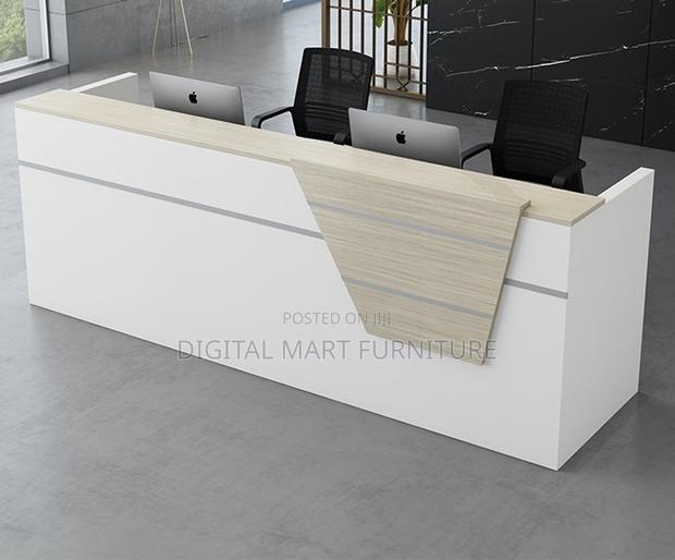 Office Desk: 1.8 Meter White Large Reception Desk - thumbnail 14