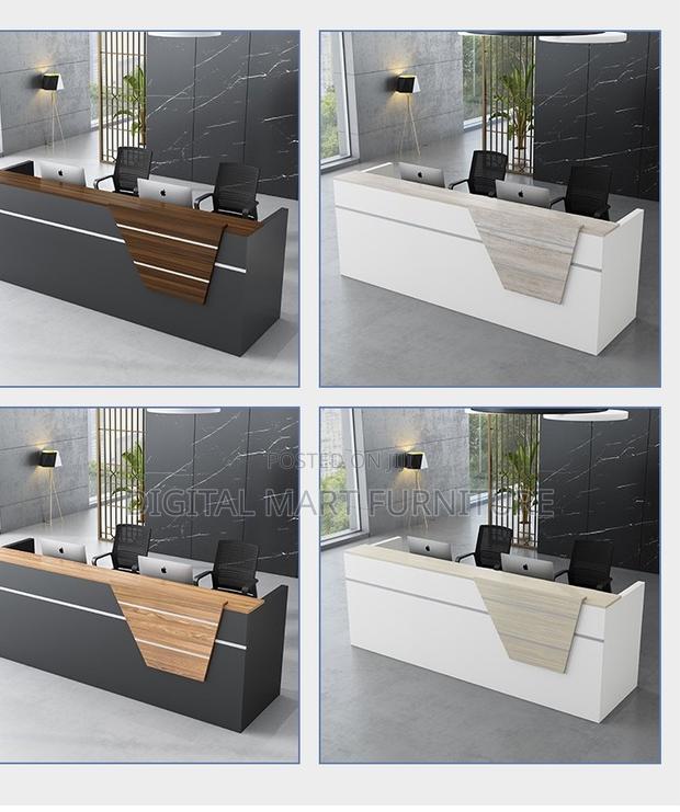 Office Desk: 1.8 Meter White Large Reception Desk - thumbnail 16