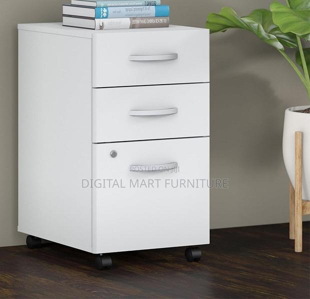 Office Cabinet: Three Tier White File Cabinet - thumbnail 3