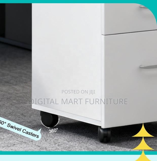 Office Cabinet: Three Tier White File Cabinet - thumbnail 8