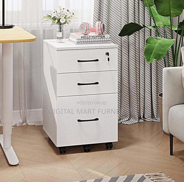 Office Cabinet: Three Tier White File Cabinet - thumbnail 10